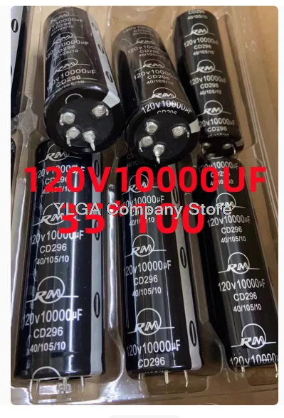 Original 120V10000UF 10000UF120V new amplifier filter capacitor 35*100 four legs     1PCS -1lot