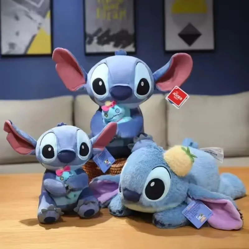 ديزني ليلو وستيتش ألعاب من القطيفة Kawaii أنيمي بلوشي دمى غرزة و كشنة الوسائد الناعمة محشوة 55 سنتيمتر هدايا عيد ميلاد للأطفال