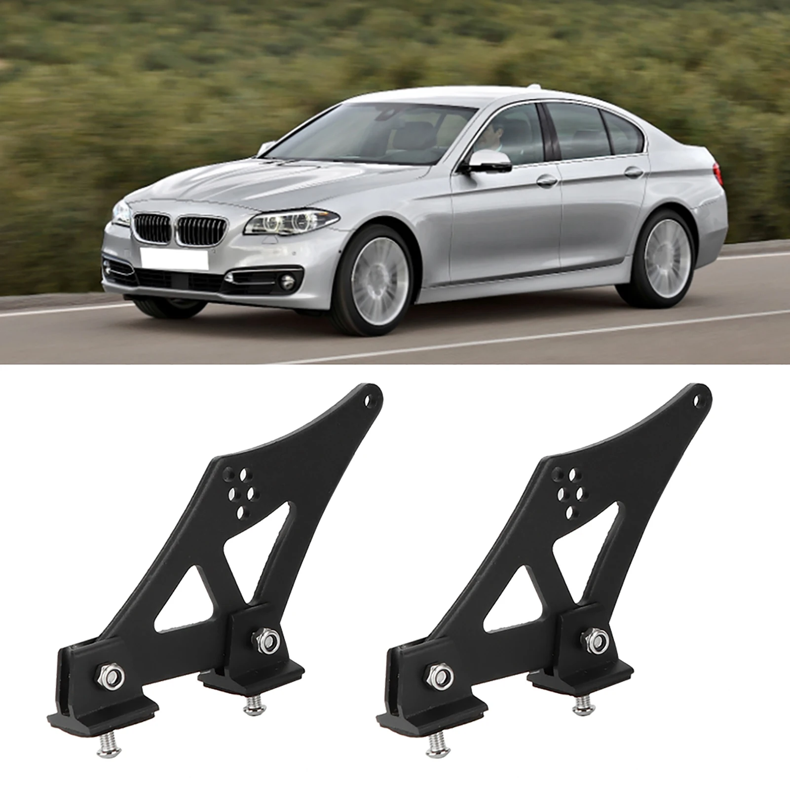5 "Universal coche CNC aleación de aluminio ala trasera maletero de carreras alerón trasero soportes de montaje patas de ala trasera