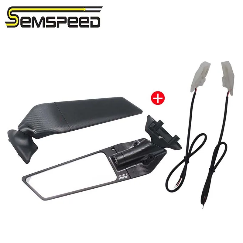 Modified Motorcycle 2PCS Rearview Mirrors Wind Wing Adjustable Rotating Side Mirrors For Ducati Panigale R S Panigale 899 1199