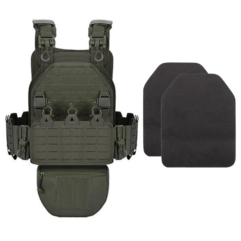 New combat vest 6094 quick detachable light laser cut tactical vest black gear to carry airsoft carrier combat equipment view 5