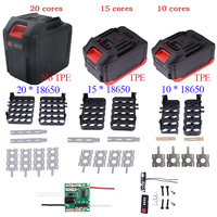 10/15/20 Cores Plastic Battery Case Storage Box Shell PCB Charging Board For Makita Battery Case Power Tool Accessories