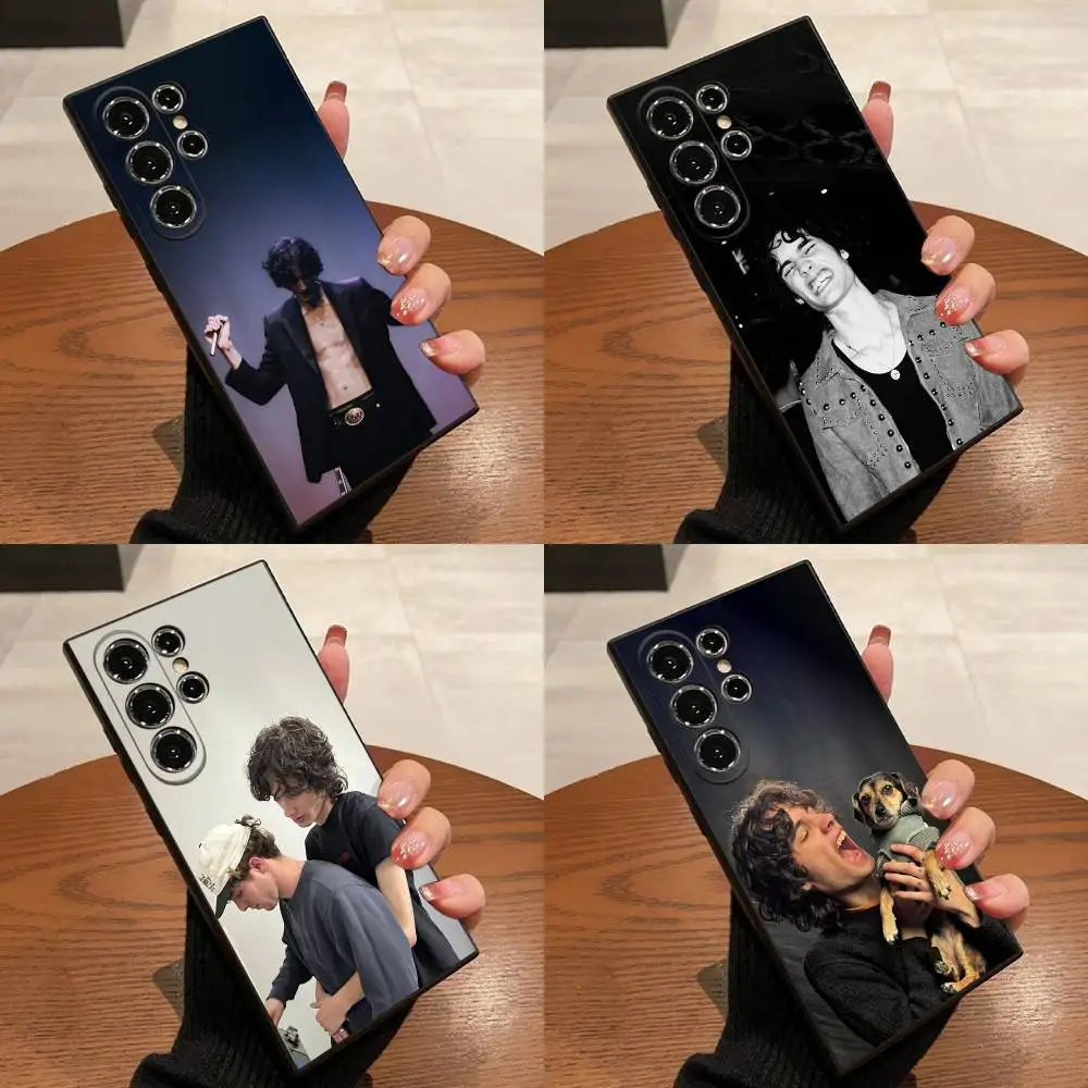 

Singer S-Sombr Back To Friends Phone Case For Samsung S25,S24,S21,S22,S23,S30,Ultra,S20,Plus,Fe,Lite,5G Black Shell