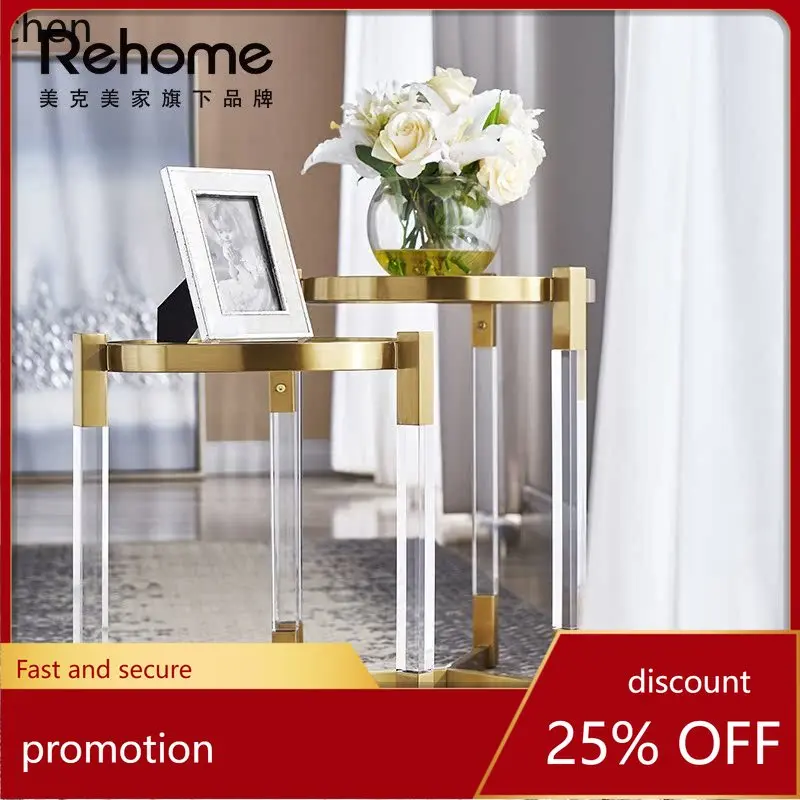 

HXL decorative corner table coffee table modern simple living room balcony decorative furniture