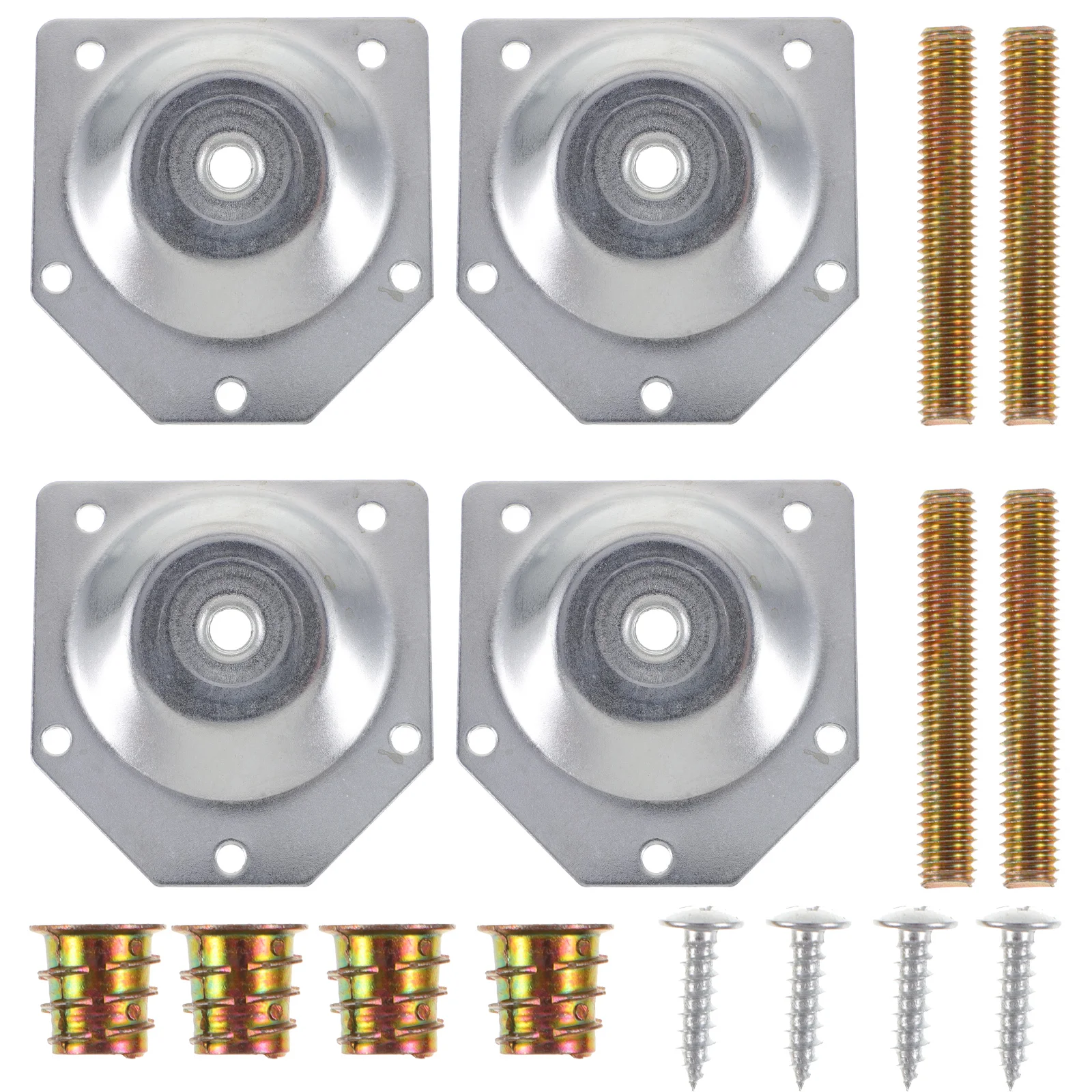 

4 шт. кронштейны для ножек табурета, монтажная пластина для дивана, мебельные прокладки, фиксированные пластины для подушек