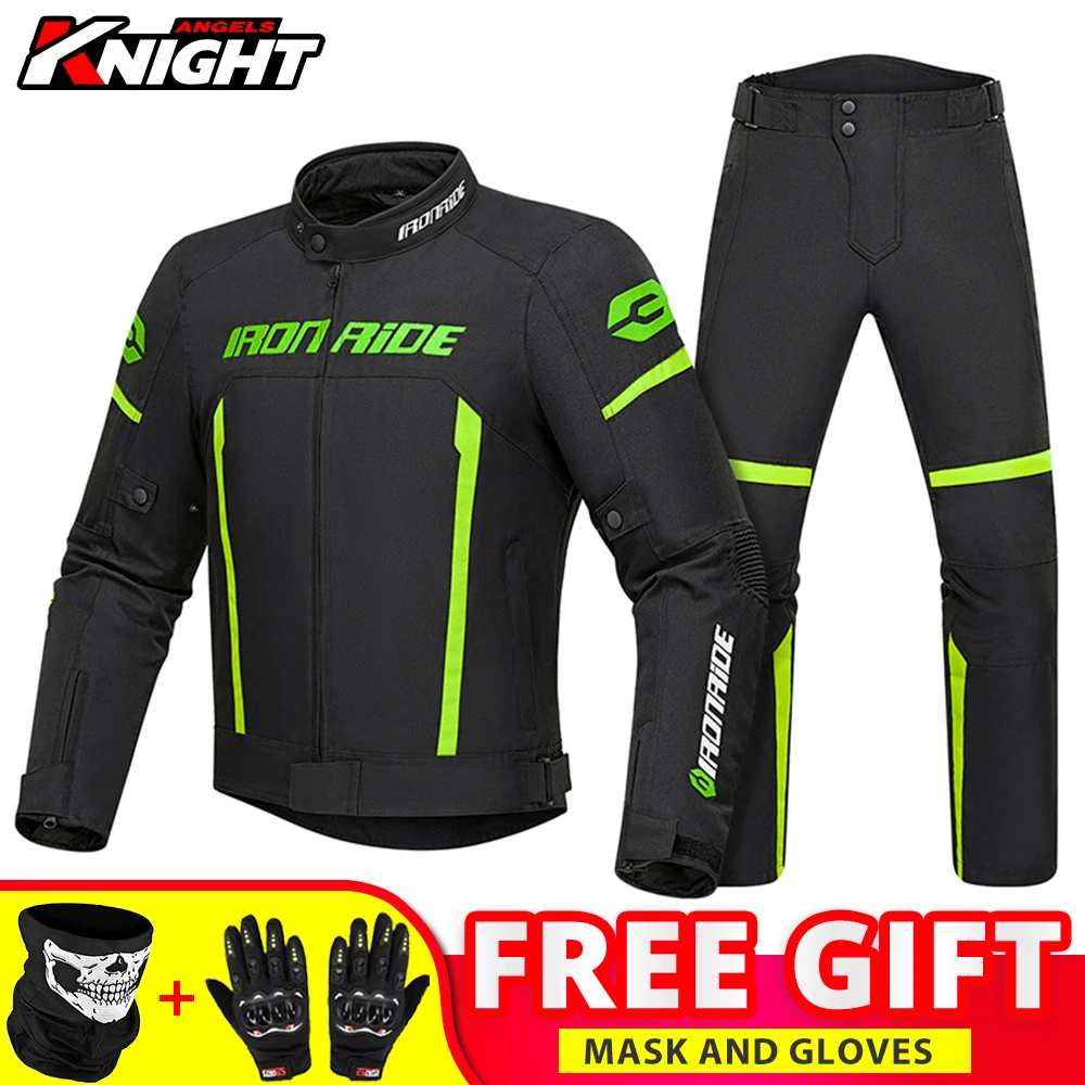 

Motorcycle Jacket Waterproof Motorcycle Pants Racing Jacket Protections Motocross Jacket With Detachable Linning Biker Jacket