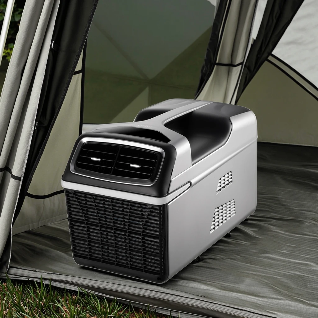 

Портативный электрический кондиционер 4400 BTU с функцией обогрева для автомобиля, автодома, улицы и отелей — компактный дизайн