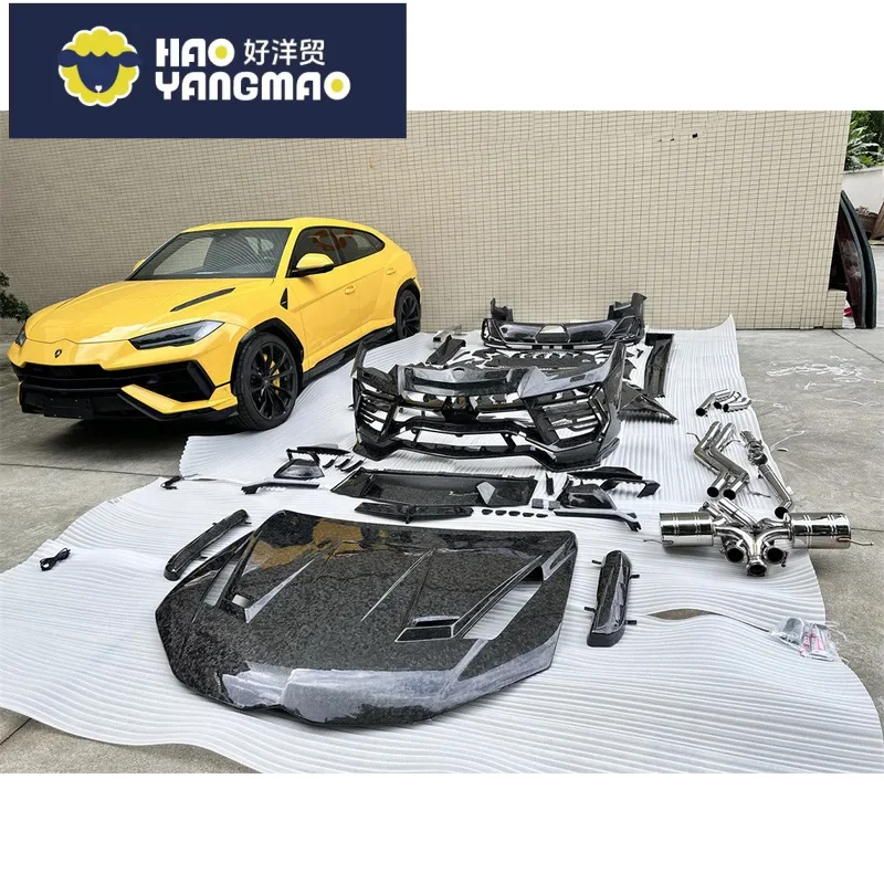 Suitable For Urus Third-Generation Upgrades M Carbon Fiber Body Kit Mudguards Front Rear Bumpers Engine Hood - New Condition