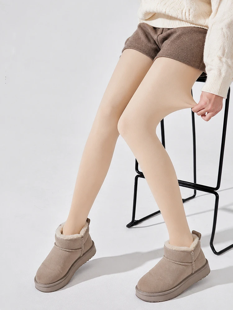 Skin Friendly High Elasticly Tights Soft Non See Through Hosiery Smooth Breathable Thick Stockings Indoor Outdoor Streetwear
