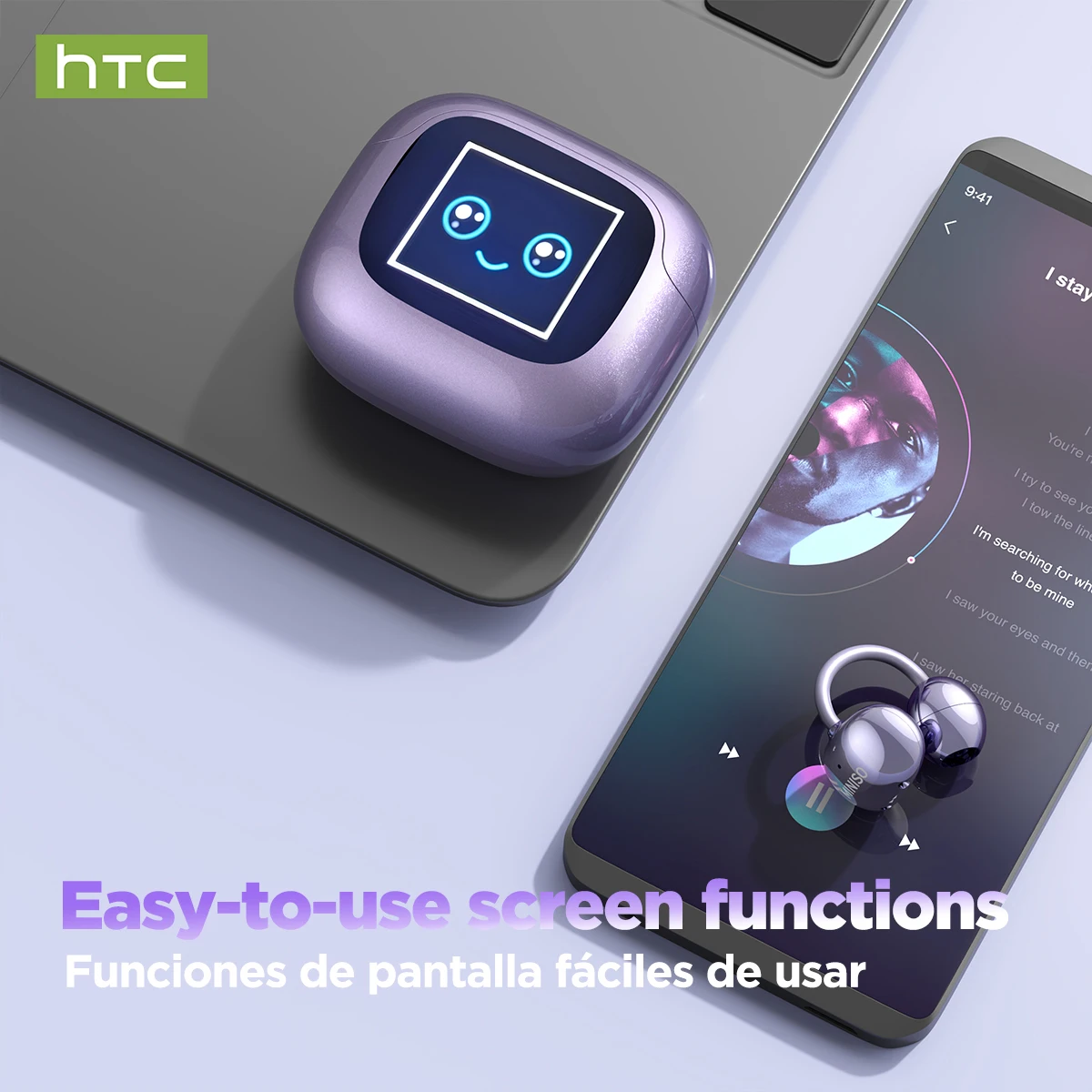 Bluetooth Wireless Headset HTC NE32 TWS Bluetooth 6.0 HiFi Sound
