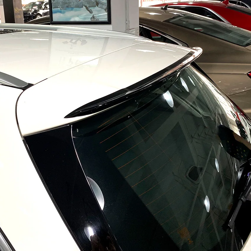 

For Mercedes Benz C-Class Wagon S205 Hatchback 2015-2020 Rear Trunk Roof Lip Spoiler Wing Splitter Diffuser Car Accessories