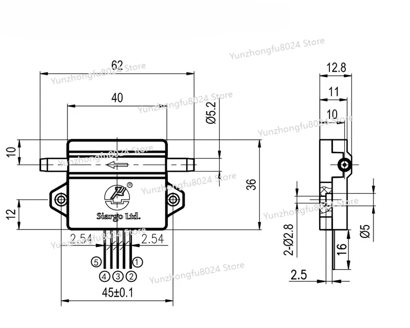 Hoge precisie massameter flowsensor