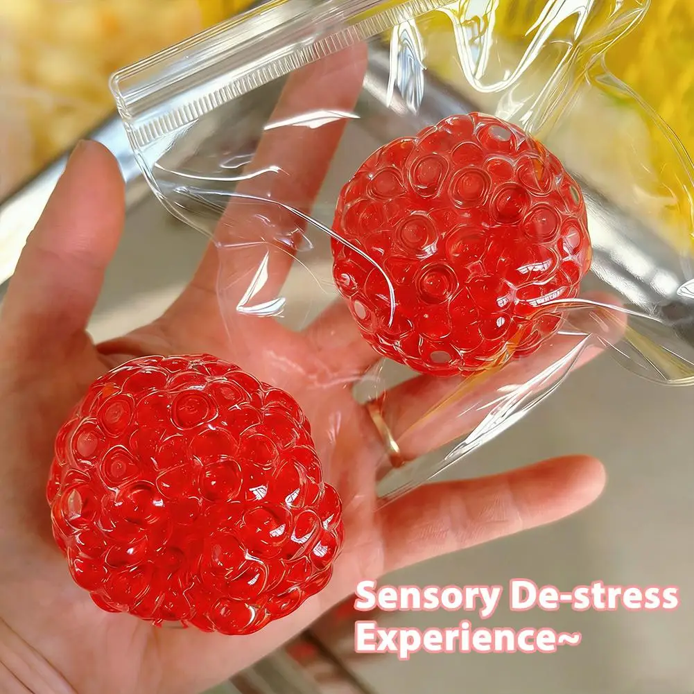3W-Upgrade Ice Bead Squishy Balls - Super Soft Mochi Fidget Toy with Slow Rebound Texture for Anxiety Relief & Relaxation