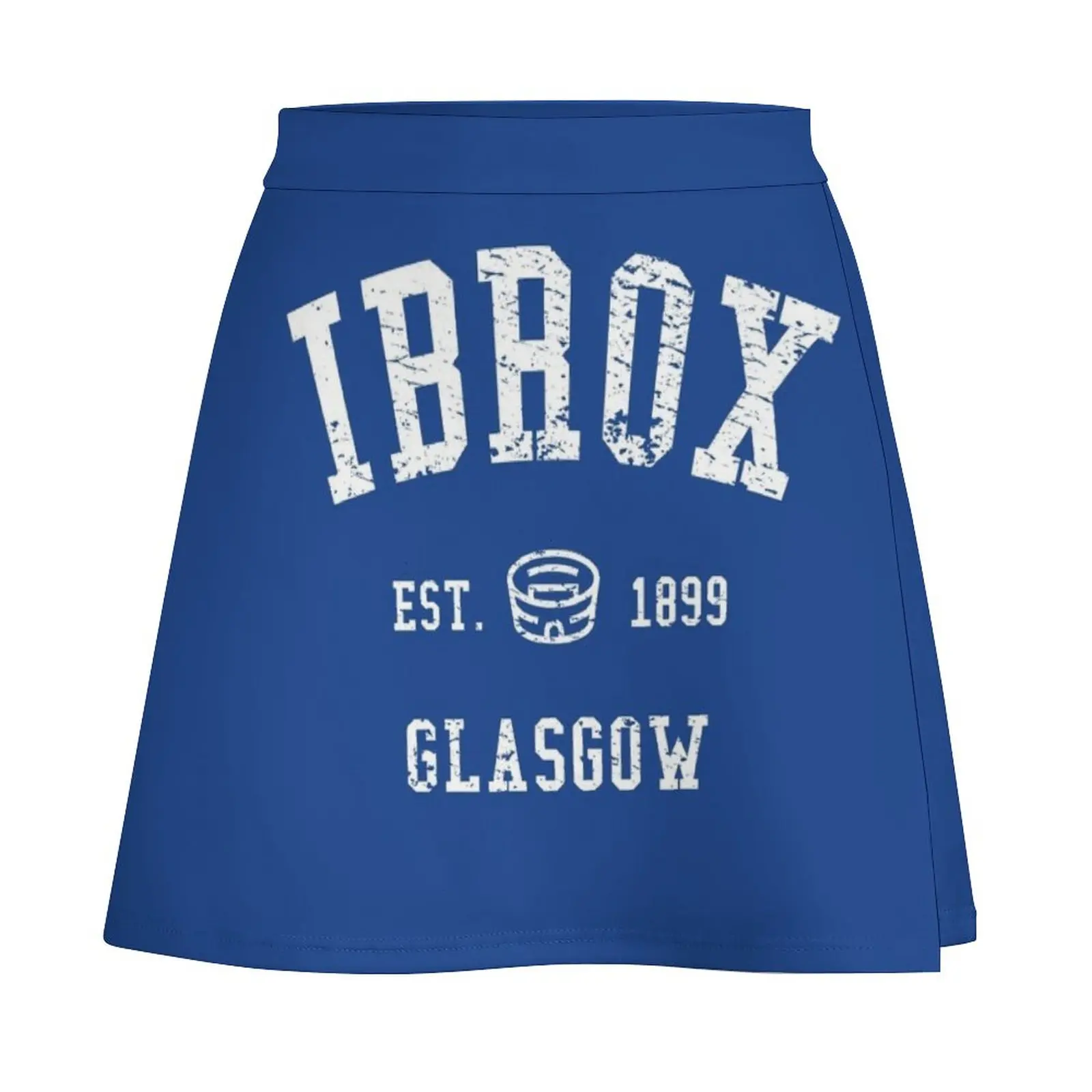 Ibrox-Mini jupe d'école pour femme, jupe courte