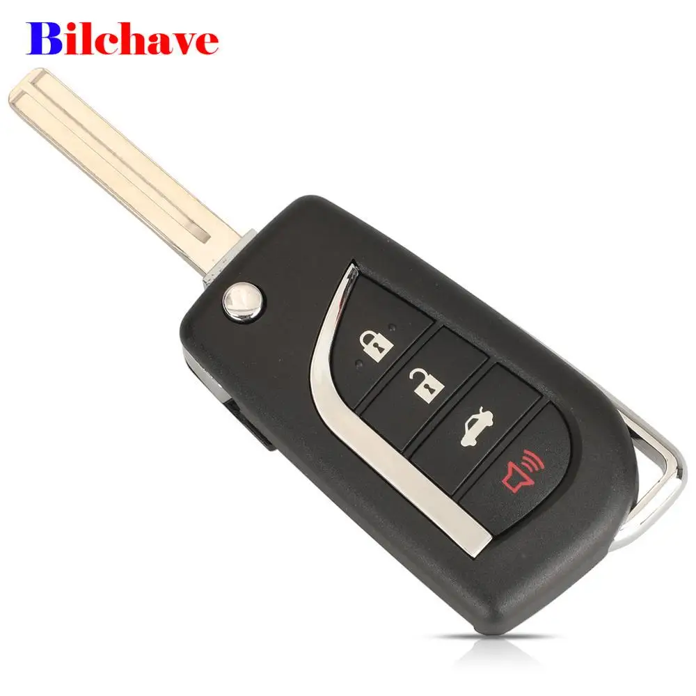 jingyuqin 3+1 Buttons For Toyota Camry 2018+ Original Flip Remote Key 315mhz 8A-H chip 89070-33F20 FCCID:HYQ12BFB corolla 2020