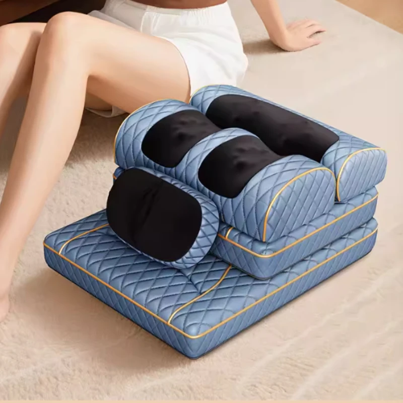 Full Body Massage Mat with Heating Function Multifunctional Cervical Massager Electric Massage Mattress for Back/Neck Pain Relie