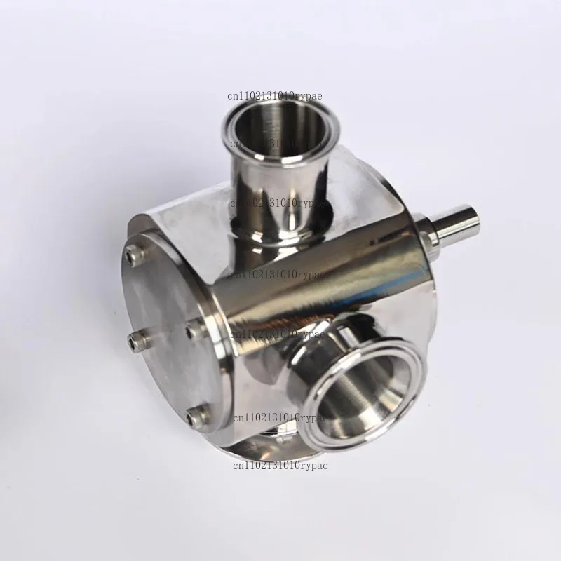 25MM Paste Filling Machine Rotary Valve Pneumatic Filling Machine 3 Way Rotary Valve Chuck 50.5 * 77.5 * 50.5