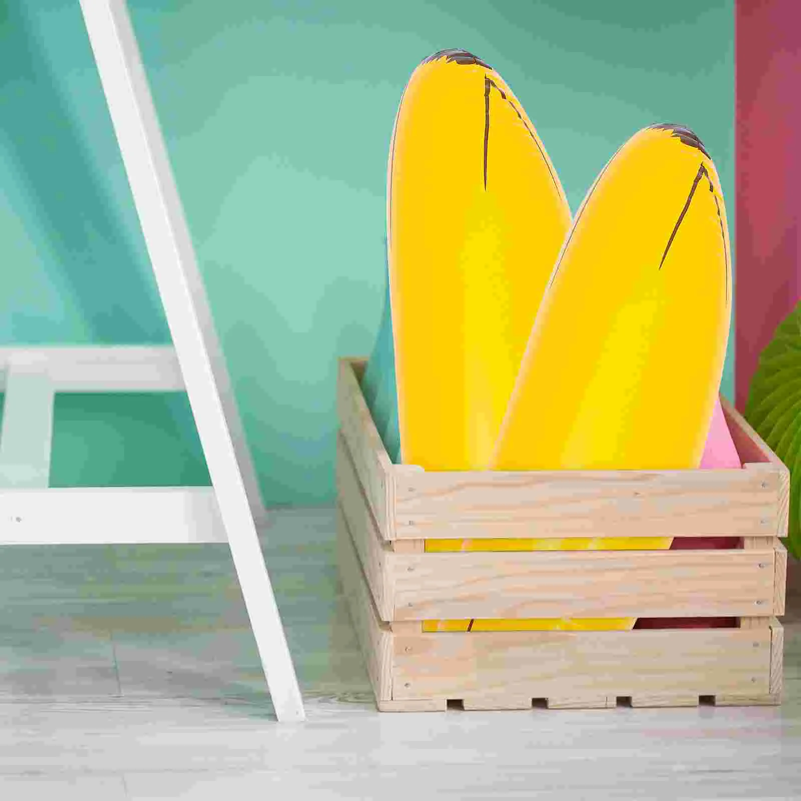 3 Pcs Inflatable Banana Toy Engagement Game Decorate Bridal Shower Props Pvc for Party Pool