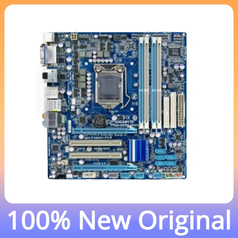 

Подходит для материнской платы Gigabyte Ga-h55m-ud2h 16 ГБ Lga 1156 Ddr3 Micro Atx, материнская плата, 100% протестировано, полностью нормально