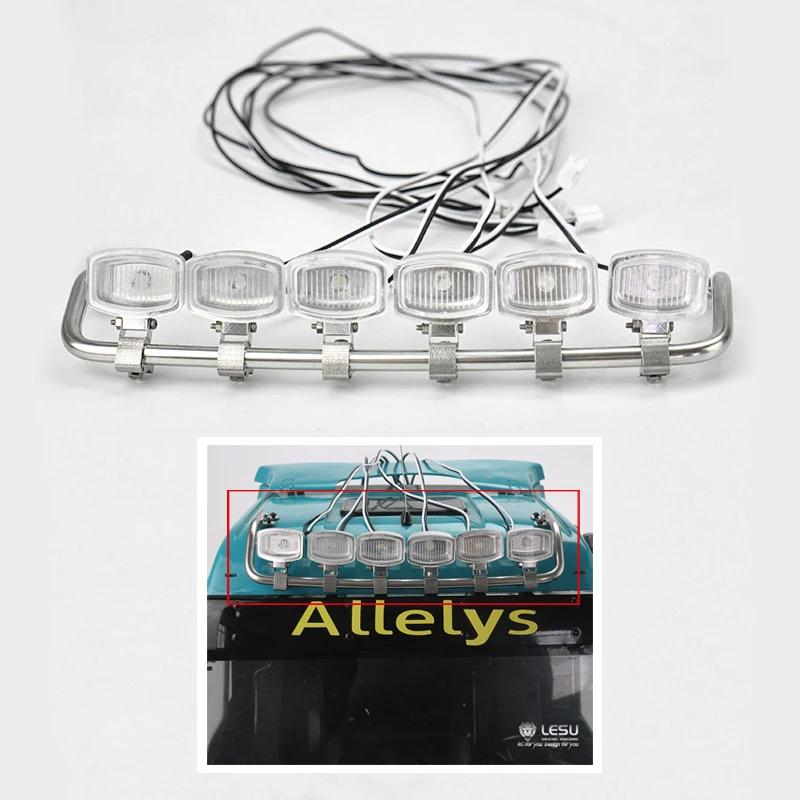 

LESU Spotlight Roof Light 1/14 RC Tamiyay Tgx26.540 Highline Tractor Truck Outdoor Toys TH14141