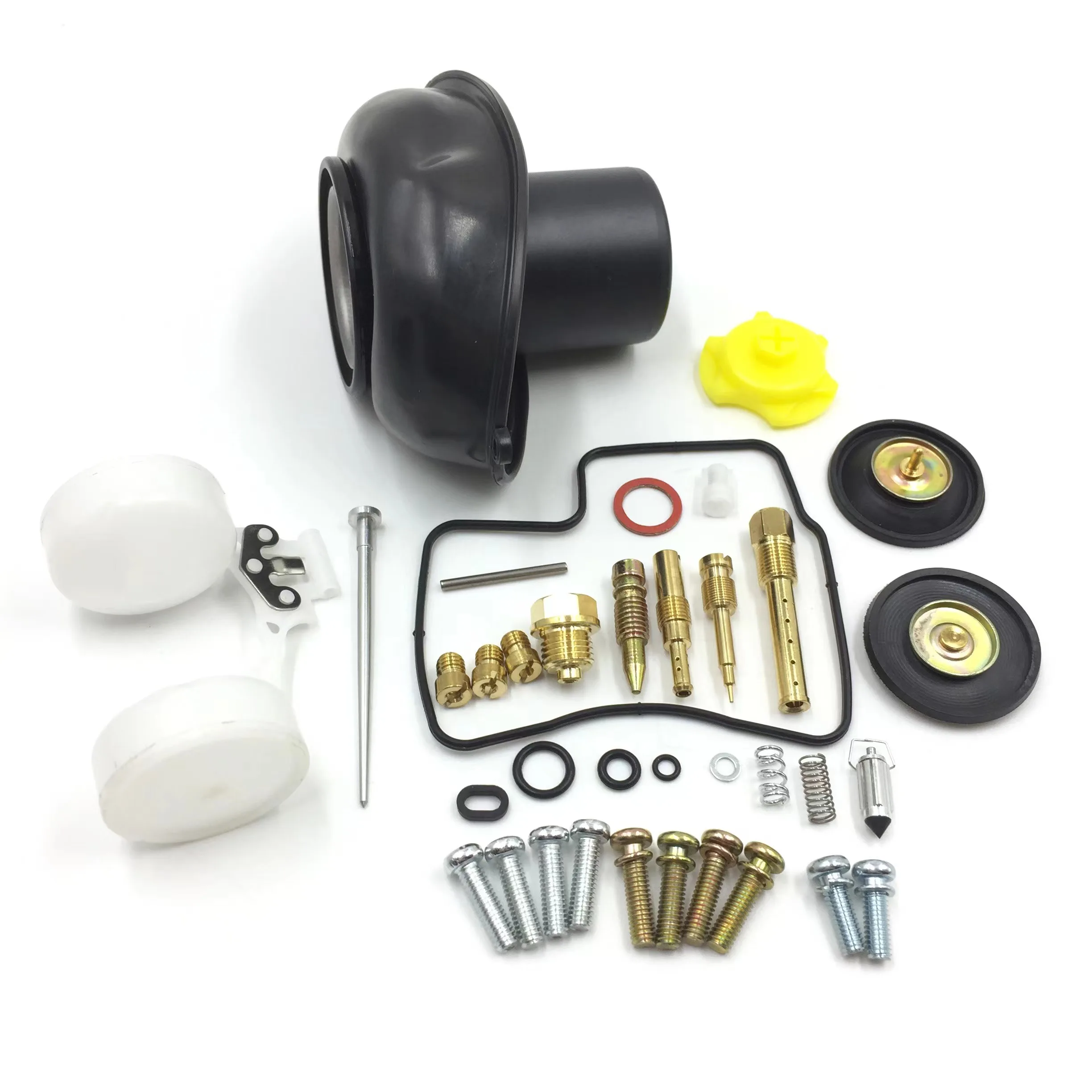 for Honda Years PC800 Pacific 1989-1998 Coast Motorcycle Keihin Carburetor Repair Kits with Plunger Embly and Float