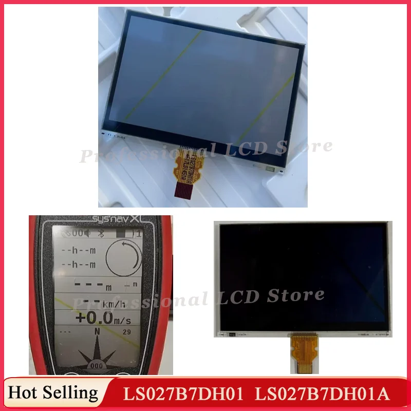 Original New 2.7 inch LCD Display Screen Panel LS027B7DH01 LS027B7DH01A 400*240 Resolution Monochrome Display Handheld Terminal