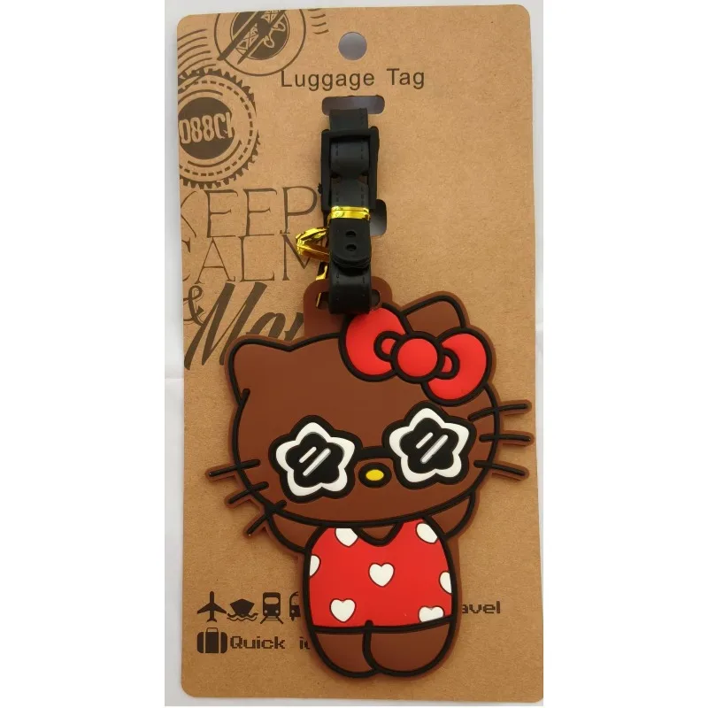 Gantungan Tas Hello Kitty Anime Produk Wanita Lucu dan Serbaguna Dekorasi Koper Perjalanan Hiasan Meja Mainan Hadiah untuk Anak Perempuan Grosir