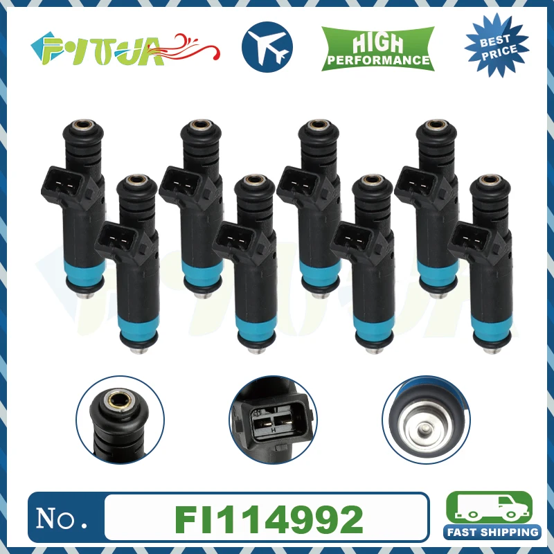 

4/8PCS Fuel injector 110324 FI114992 109991 FI114991 EV1 For V8 LT1 LS1 LS6 Deka Engine Injection Part