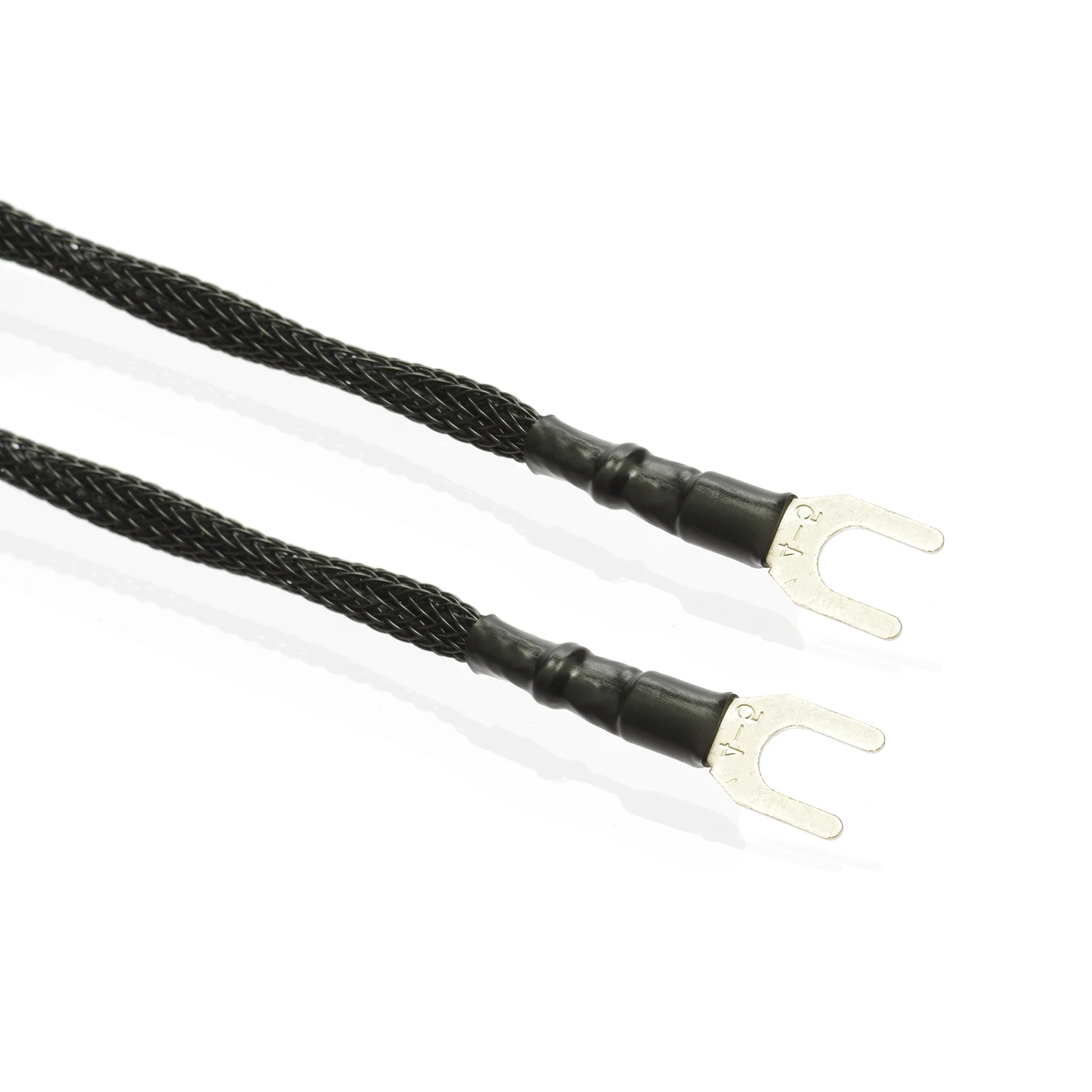 ▲ Kabel Hi-Fi Pureline do połączenia ziemnego, kabel gramofonowy LP, kabel połączeniowy OCC posrebrzany, kabel połączeniowy do wzmacniacza, posrebrzany kabel Y z wtykami widełkowymi, kabel mostkowy. — zdjęcie produktu 7