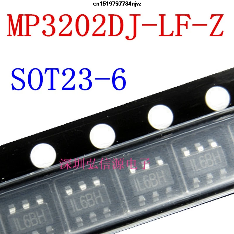 MP3202DJ-LF-Z SMD  MP3202DJ  SOT23-6  MP3202 SOT 10PCS