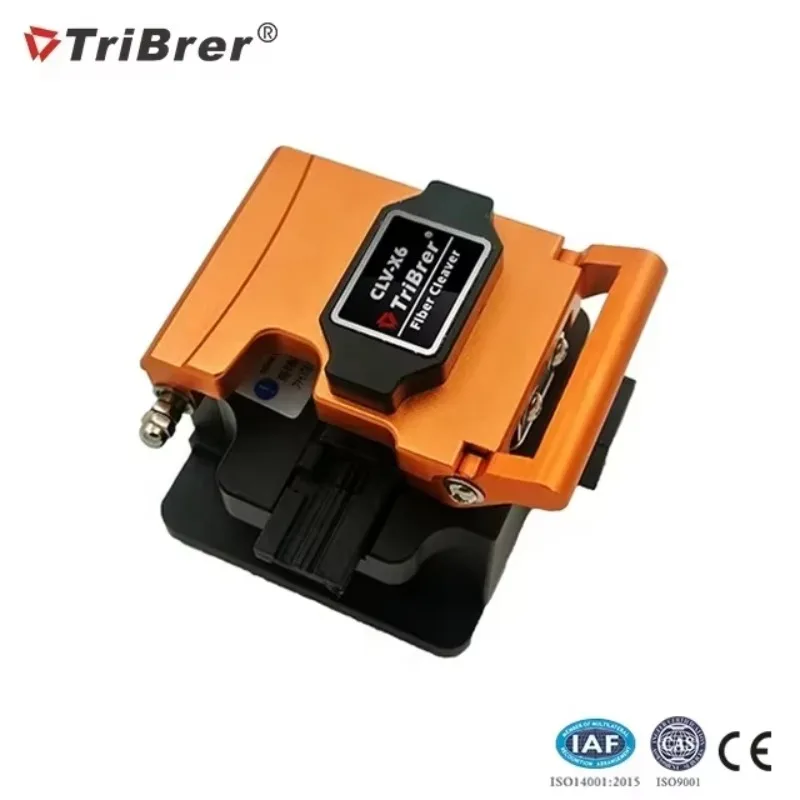 

2025/20TriBrer High Precision Fiber Cleavers CLV-X6 Chinese Fiber Optic Cleaver with Japanese IKO Rail