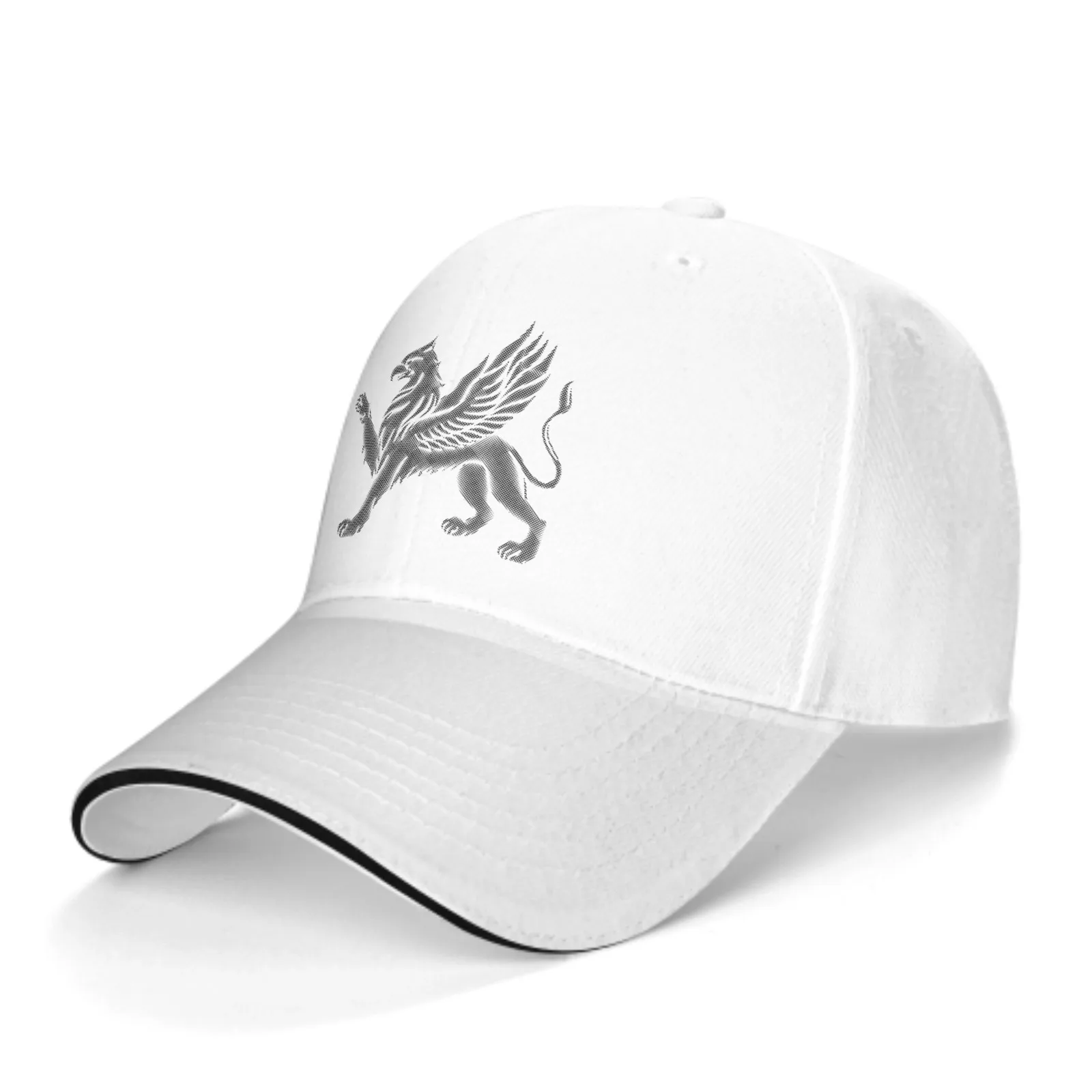 Griffin Adjustable Women Men Back Closure Caps Washed Sandwich Caps Sports Outdoor Baseball Hat