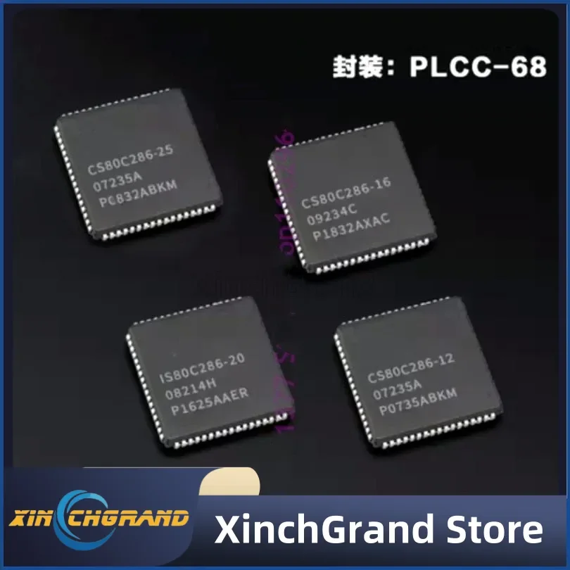 

5-10pcs New CS80C286-16 CS80C286-20 CS80C286-25 CS80C286-12 CS80C286 PLCC-68 Storage chip