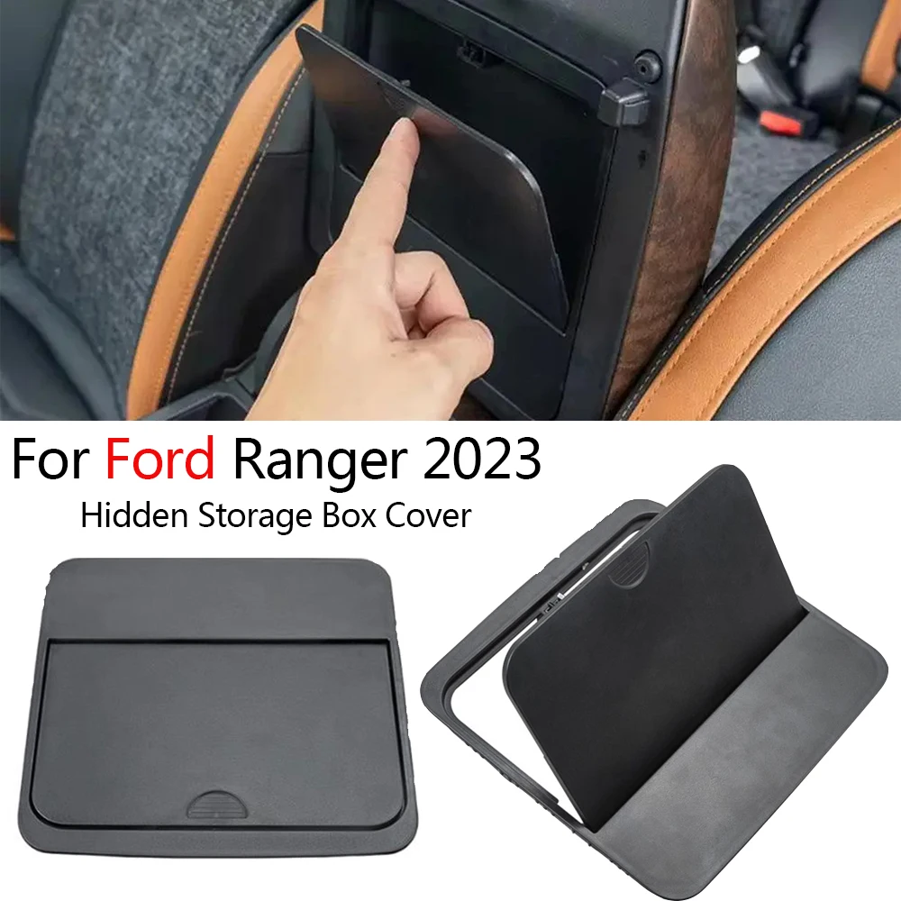 For Ford Ranger 2023 Car Armrest Box Hidden Storage Box One Touch Center Console Secret Storage Box Car Interior Accessories