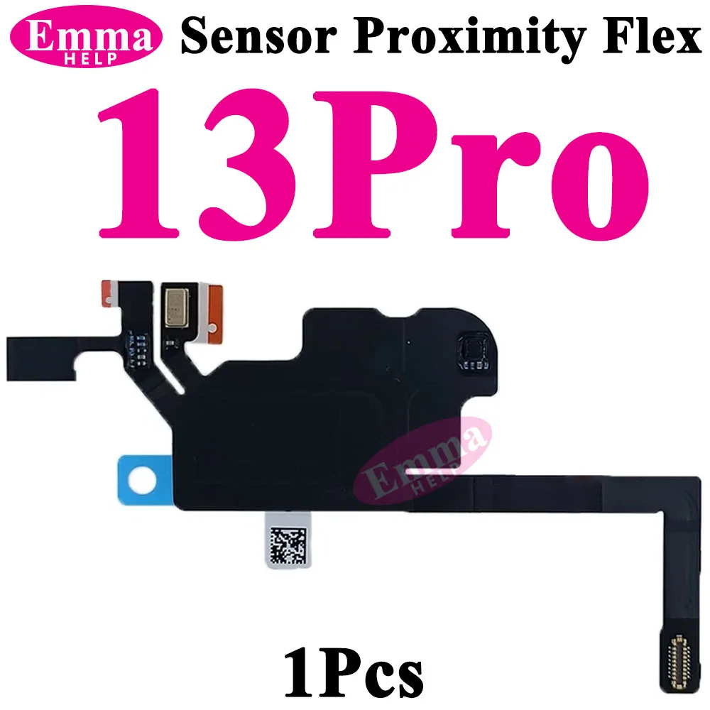 EmmaHelp Ohrhörer-Näherungssensor-Flexkabel mit Mikrofon für iPhone 16 15 14 13 Plus Pro Max Mini Ohrlautsprecher Reparaturteil 4