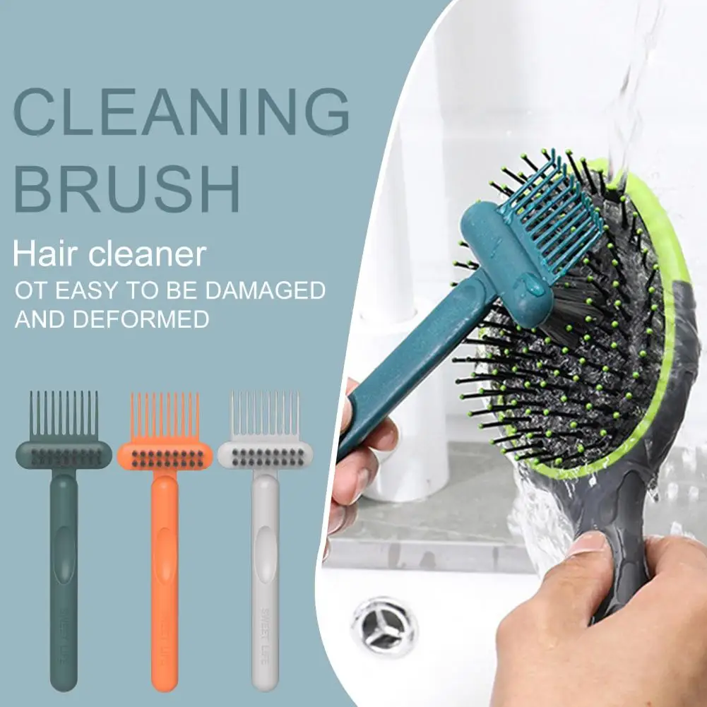 Comb Cleaner Creative Effective Comb Cleaning Brush Air Cushion Comb Cleaner Embeded Tool for Home