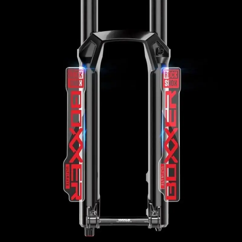 Mountain Bike RockShox BoXXer Ult Fork Decal, Waterproof Vinyl Sticker, Bicycle Shock Absorber Custom Paint Mod