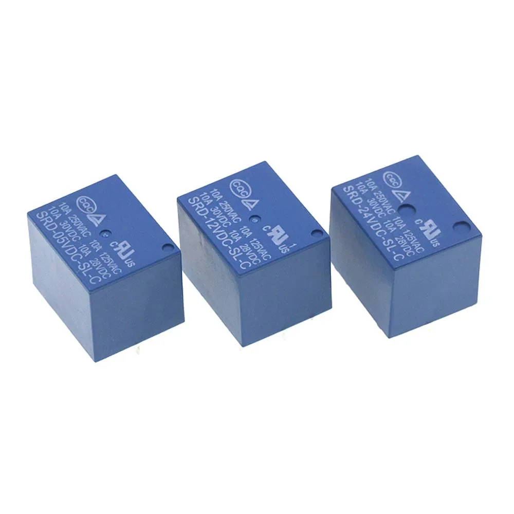 250VAC Mini SRD-09VDC-SL-C SRD-05VDC-SL-C 10A SRD-06VDC-SL-C Smart Electronic Power Relays Relay Module SRD-03VDC-SL-C