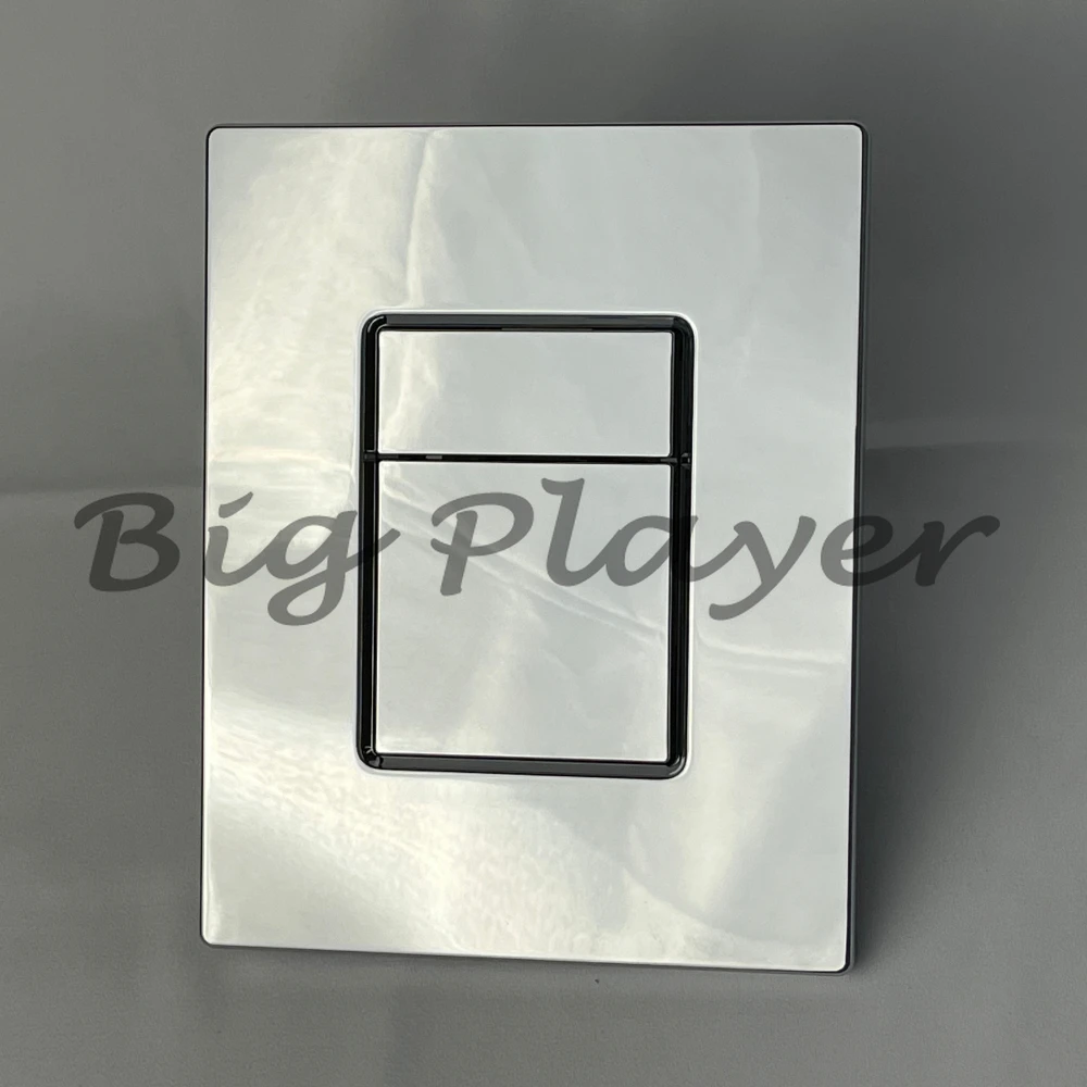 Double Flush ABS Chrome White Black Brushed Gold Finish Toilet Button Hidden Tank Board Bathroom Application