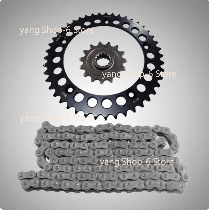 

Для LONCIN VOGE Locomotive LX500DS 500AC цепные диски передней и задней оси, размер цепи, цепное колесо