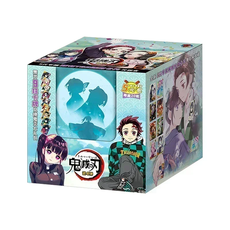 Demon Slayer Card Devil Killer Rare PET Deluxe Edition Cards Nezuko Tanjiro Kanawo Anime Character Collection Cards Toys Gifts