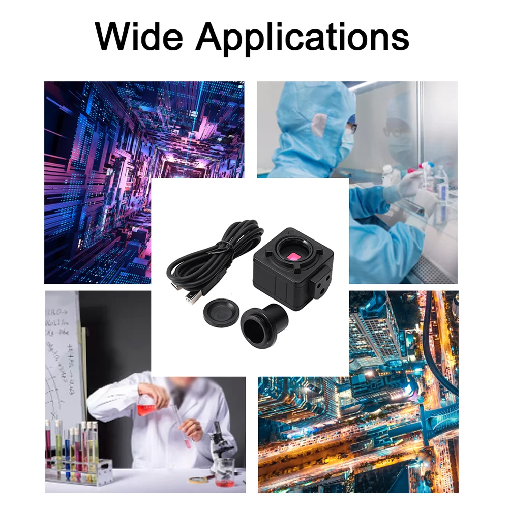 5MP Portable USB Microscope Camera Digital Electronic Eyepiece High Resolution Microscope High Speed Industrial Camera