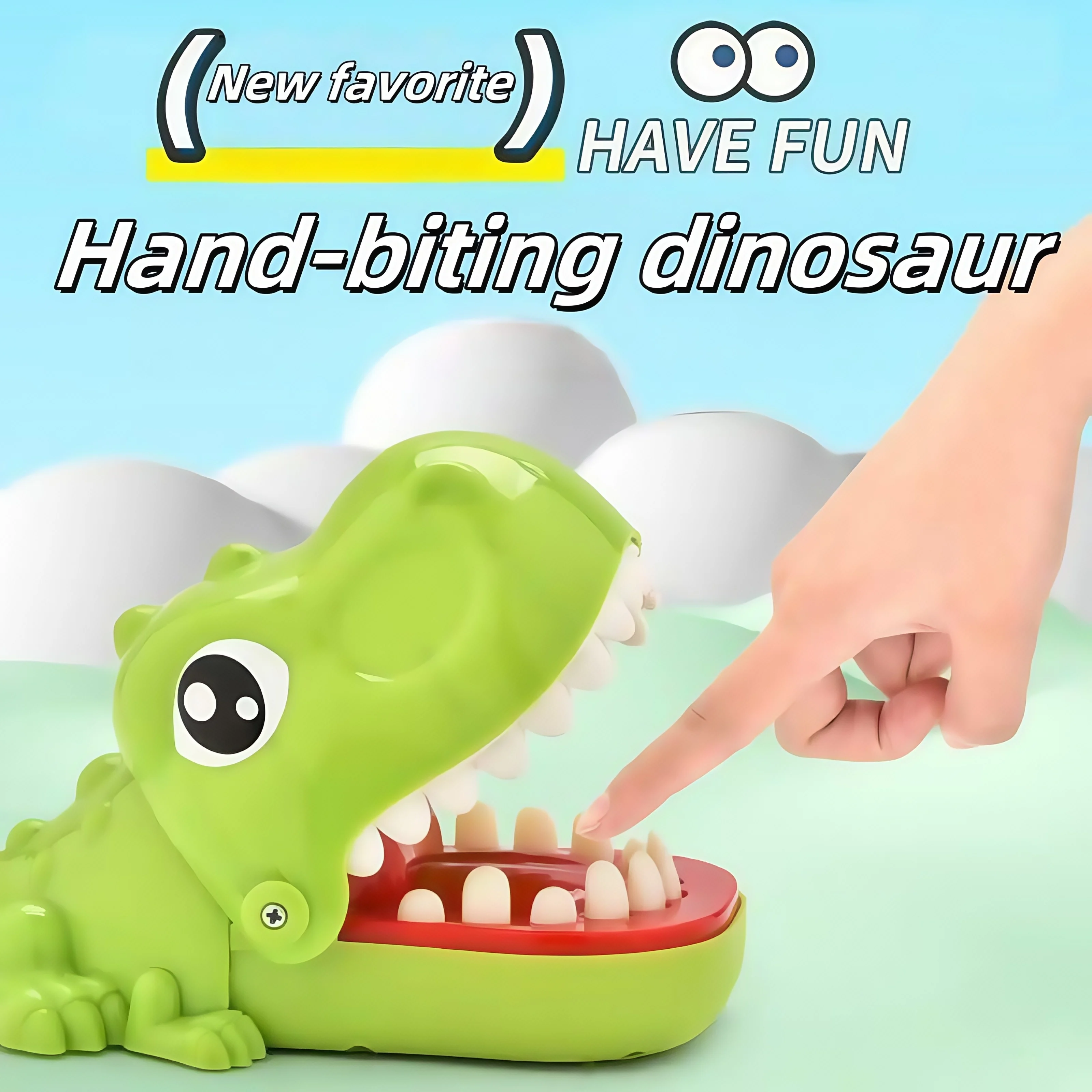Morso giocattolo dinosauro bambini genitore-figlio scherzo giocattolo decompressione desktop interattivo decisione creazione divertente morso manuale