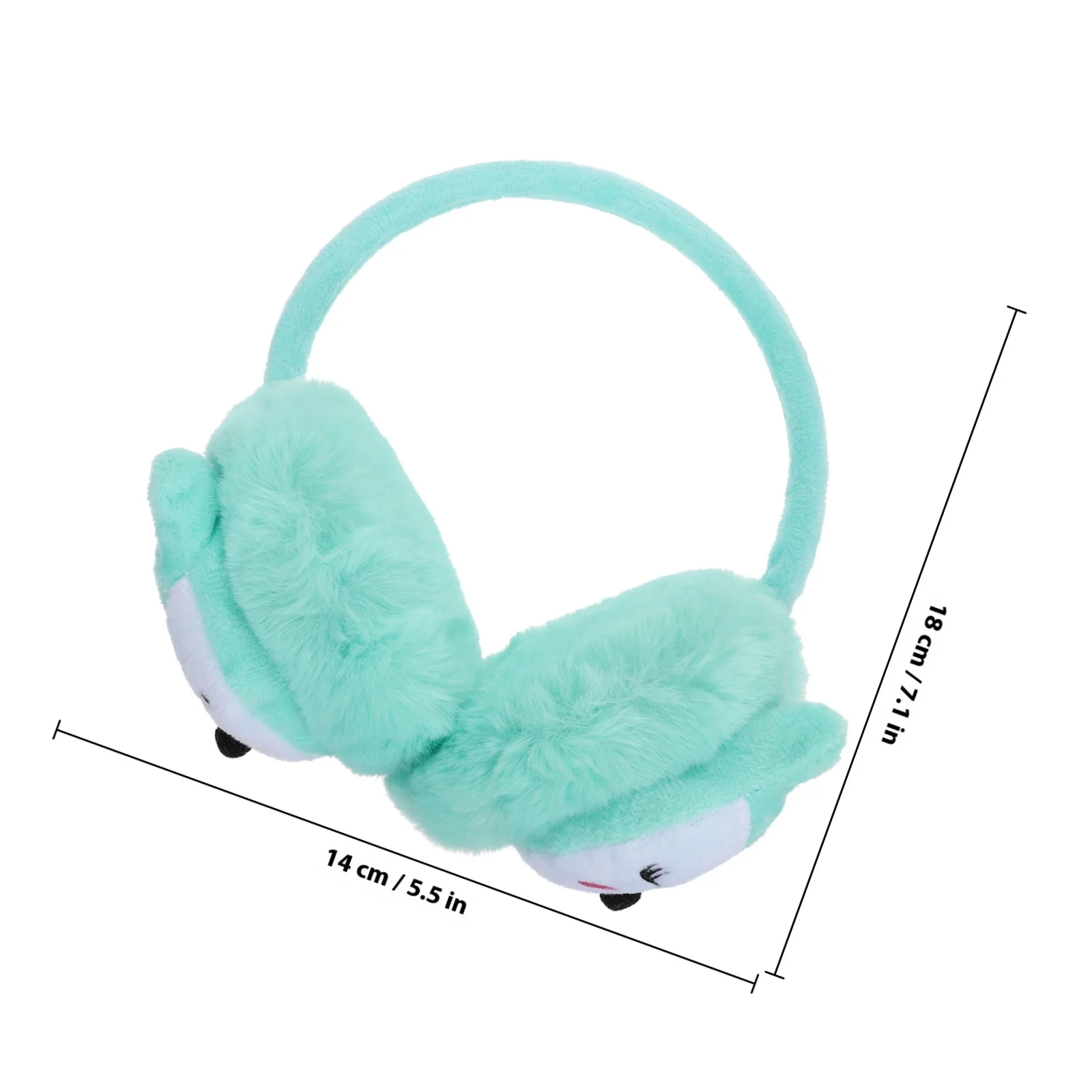 قطعة واحدة من أغطية الأذن الدافئة بتصميم حيوان جميل غطاء للأذنين الحراري للأنشطة الشتوية الخارجية واقي الأذن