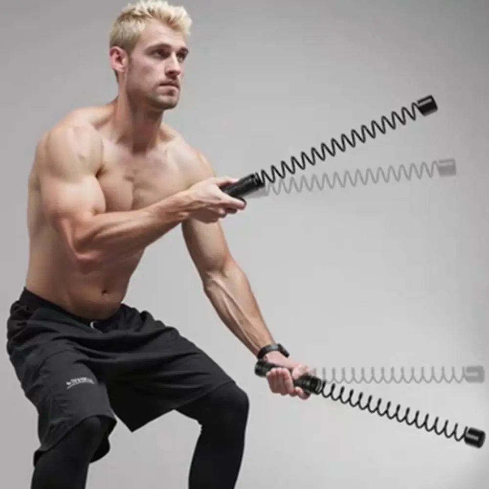 

1 pair Replacement Spring Gym Battle Rope Rebound Stainless Steel Cordless Battle Rope Non Slip Durable Arm Strength Rope