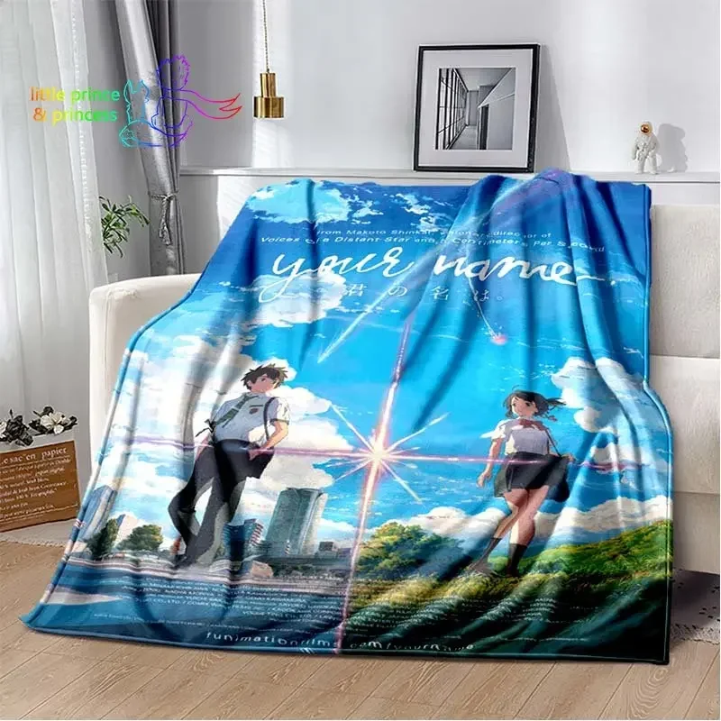 Japanese Anime Girl Suzume No Tojimari Blanket Lightweight Comfortable Soft Breathable Ultra Warm Blanket Bedding Travel Bedding