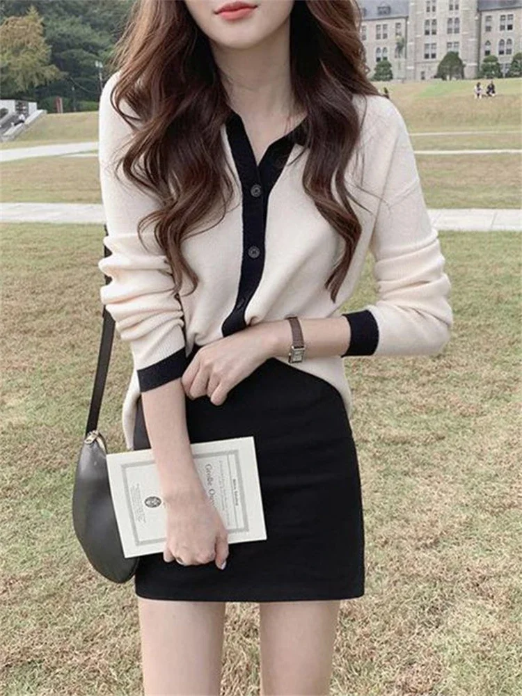 

Womens Sweaters Fall 2021 Women Clothing Oversize Autumn Vintage Loose Winter Sweater Knitted Women Cardigan Knit Button Maxi