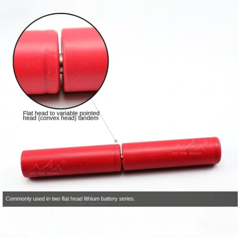 Special Magnets for Batteries, Small Magnets, 18650 Lithium Battery Flat Head to Pointed Head (Convex Head) Positive Electrode Magnets, Pack of 50