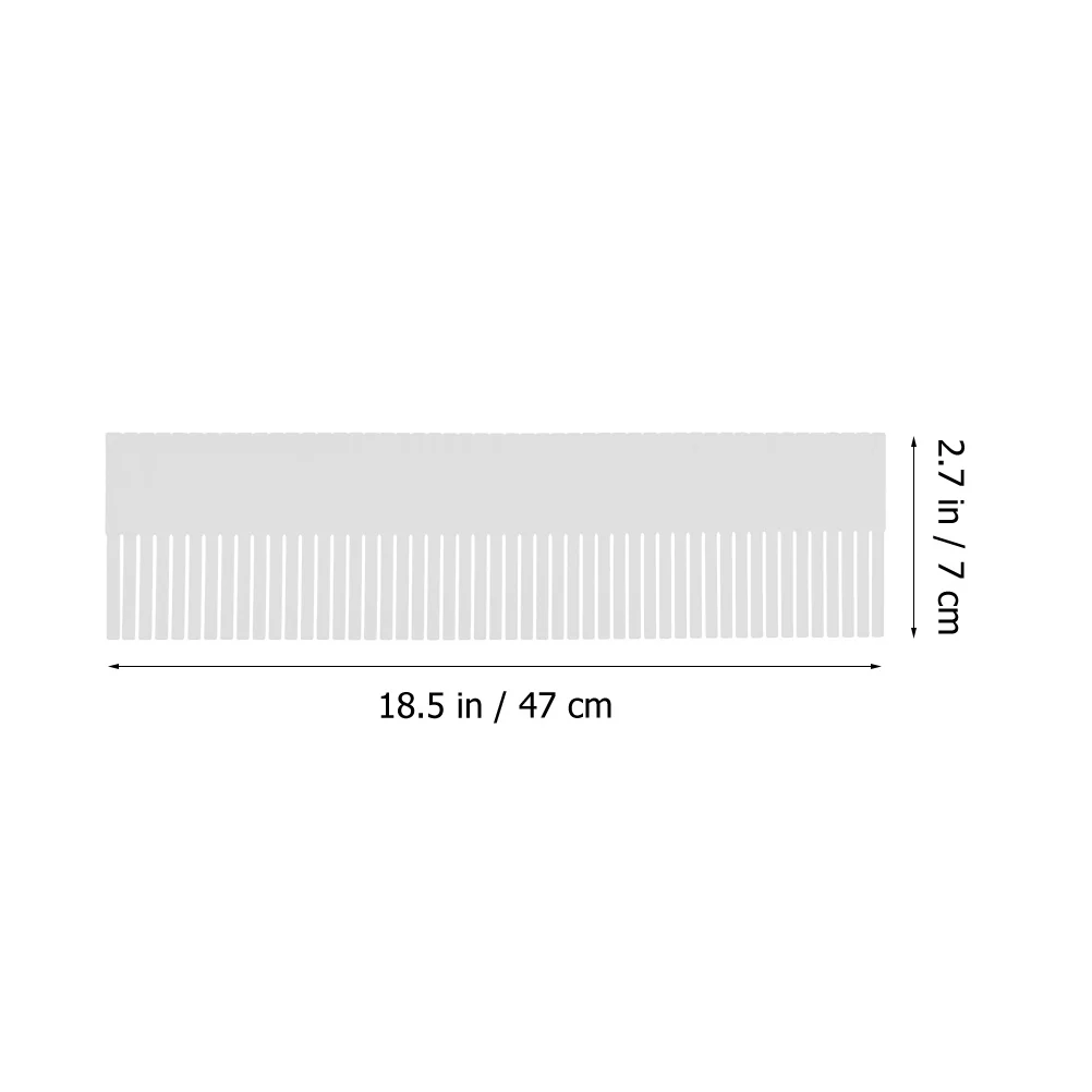 7pcs Sturdy Pvc Drawer Partition Boards Multi-Functional Dividers For Home Dorm Storage Organization Bamboo Style