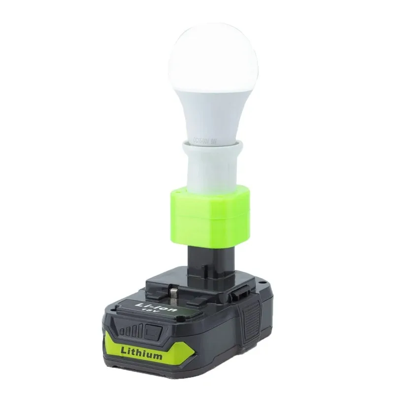 For Ryobi ONE+ 18V Li-ion Battery New Cordless Portable E27 Bulb Lamp LED Light For Indoor And Outdoor Work Light